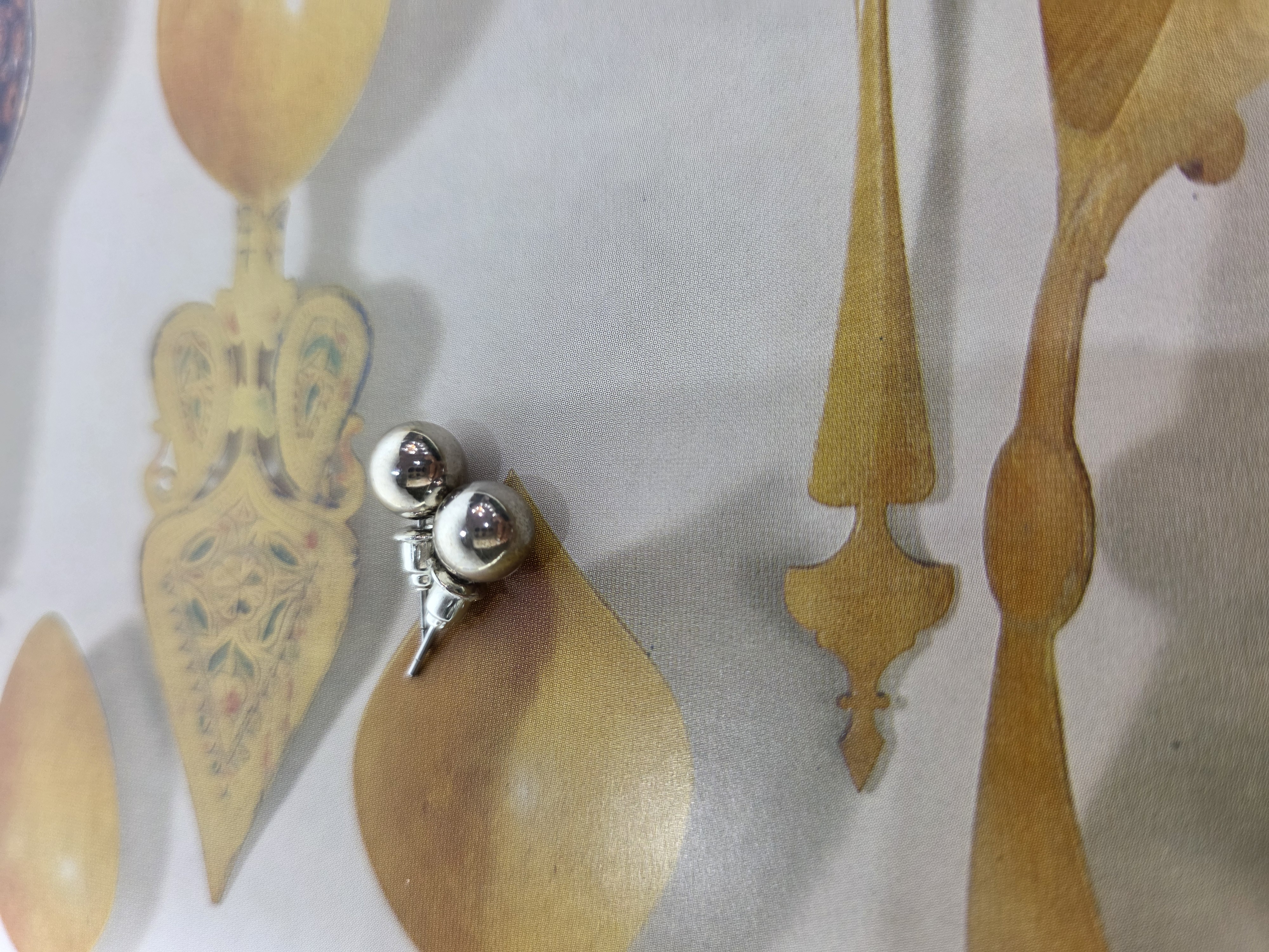 گوشواره استیل میخی