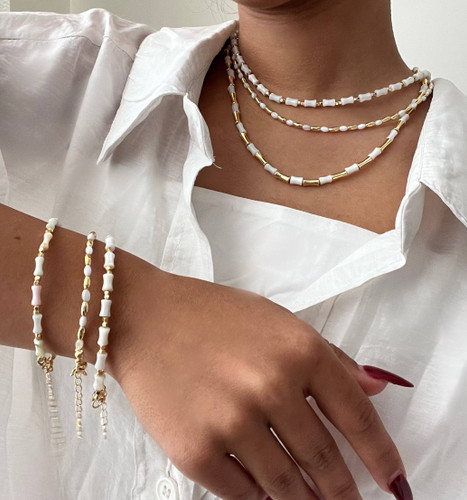 گردنبند مروارید ریز