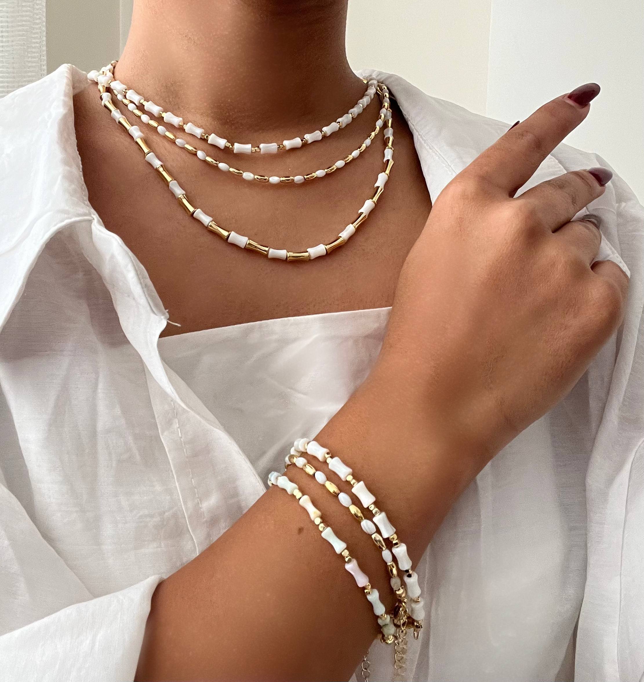 گردنبند مروارید ریز