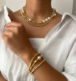 گردنبند مروارید ریز