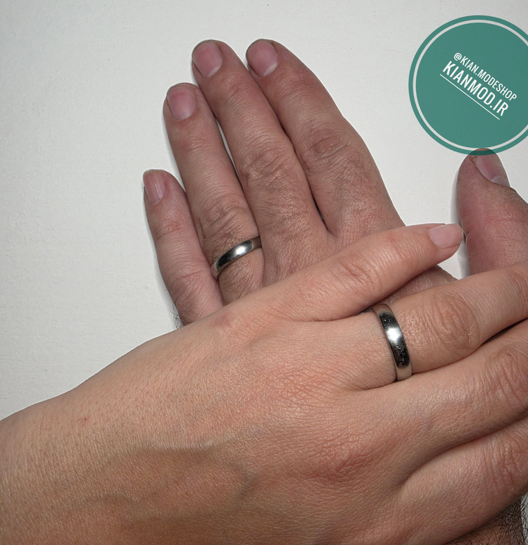 رینگ ساده استیل از سایزهای ۱۶ و ۱۷ و ۱۸و ۱۹ و۲۰