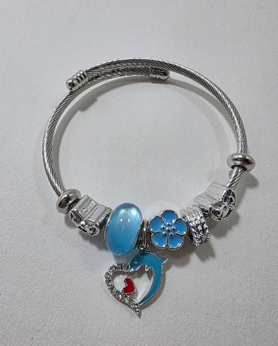 دستبند پاندورا رنگ آبی